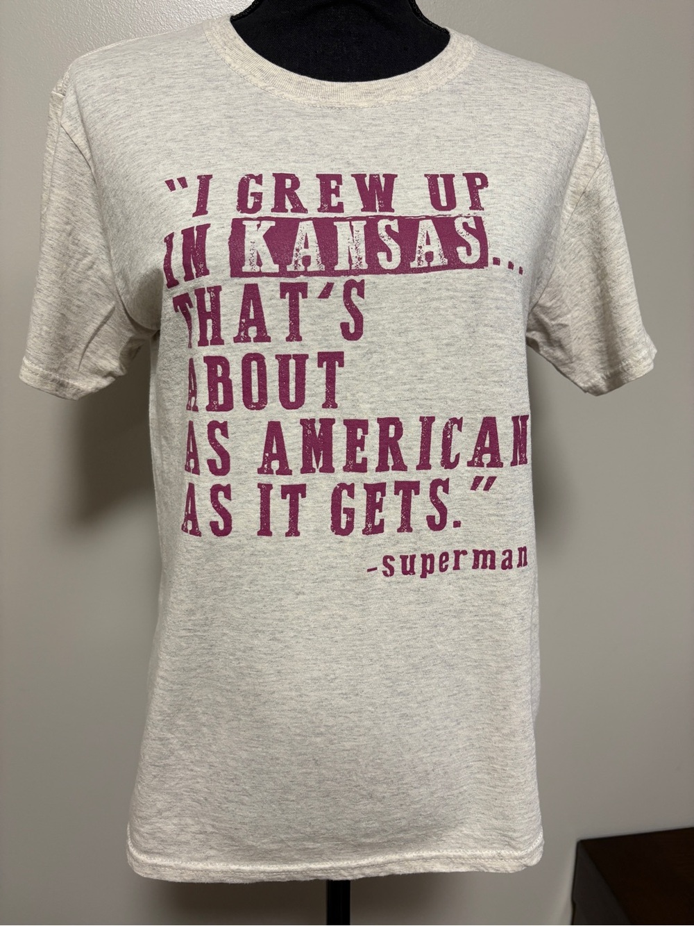 “I Grew Up In Kansas…” Graphic Quote Tee